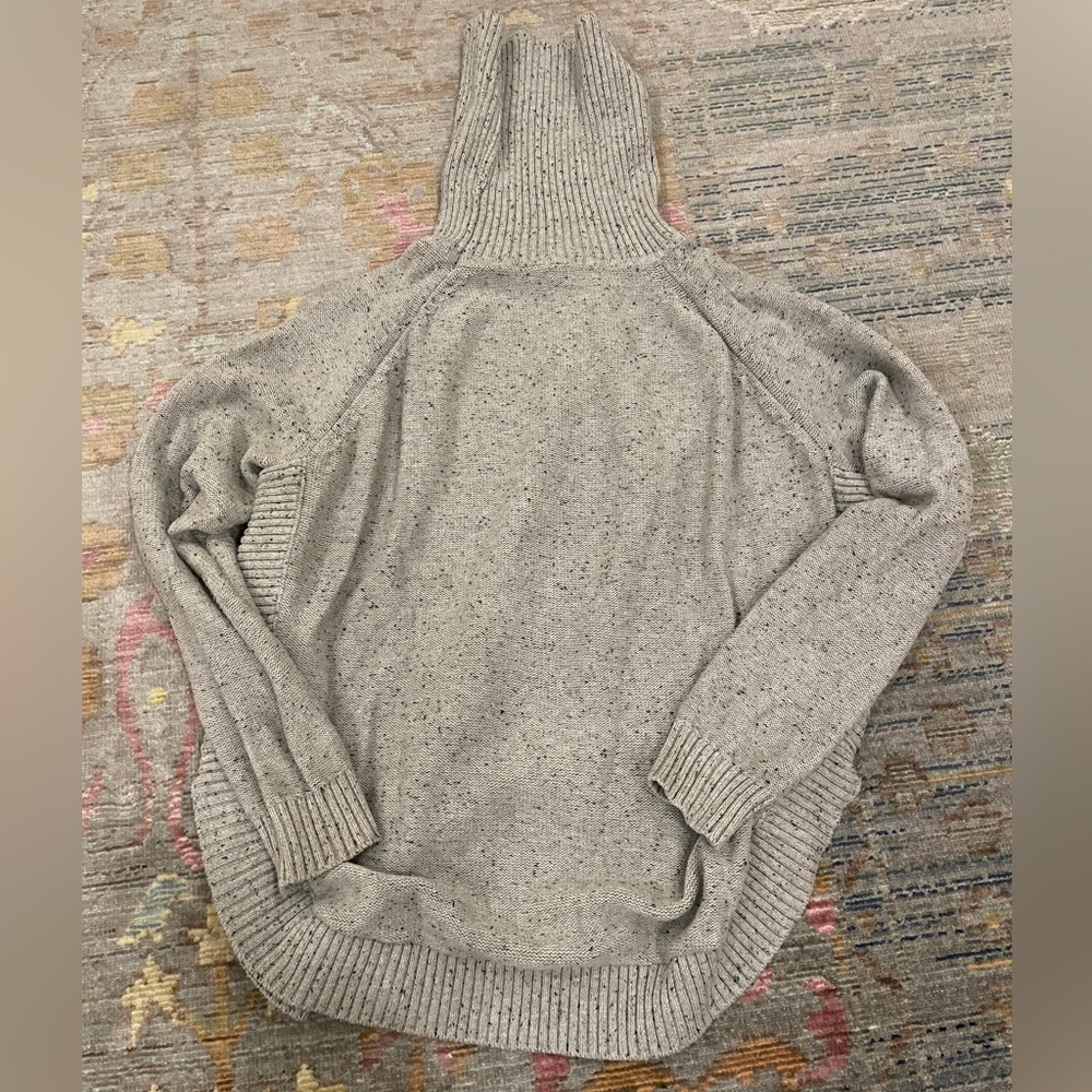Seraphine Textured Knit Cape Maternity Sweater size S